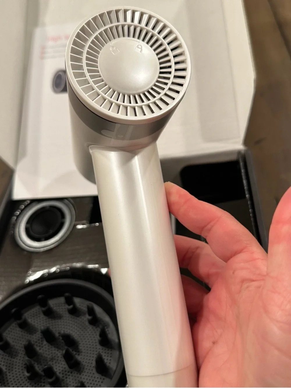 High Speed Fast‎ Drying Hair Dryer - Cream White #TB4